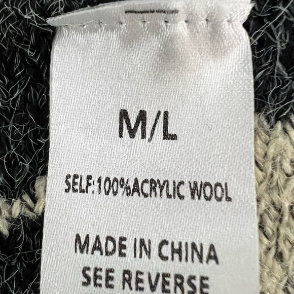 WISH LIST OPEN WATERFALL SWEATER size Large XL - Picture 6 of 6